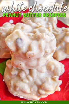 homemade white chocolate peanut butter candy