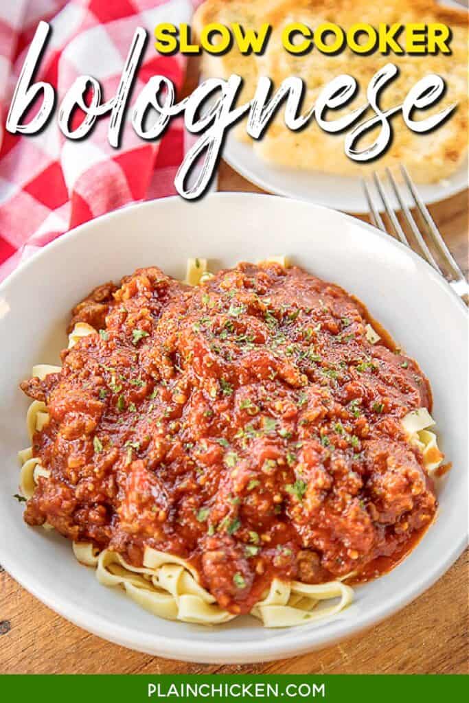 bowl spaghetti bolognese