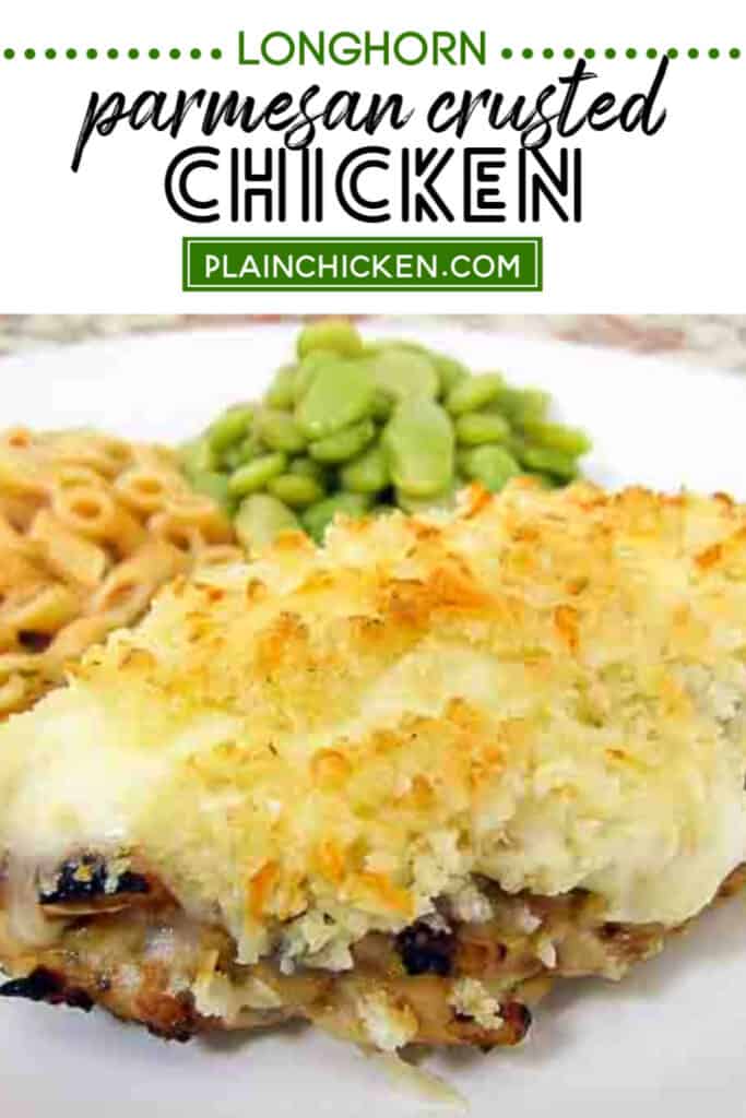cheesy chicken on a plate