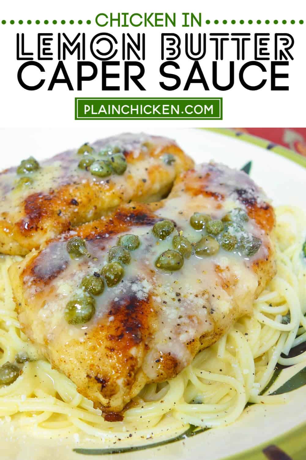 Chicken In Lemon Butter Caper Sauce Plain Chicken,What Does Elope Mean In Pride And Prejudice