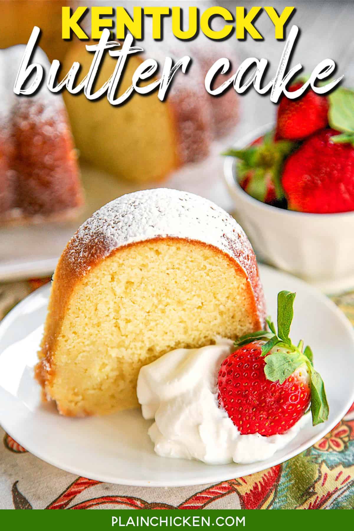 Butter Cake (sponge cake)