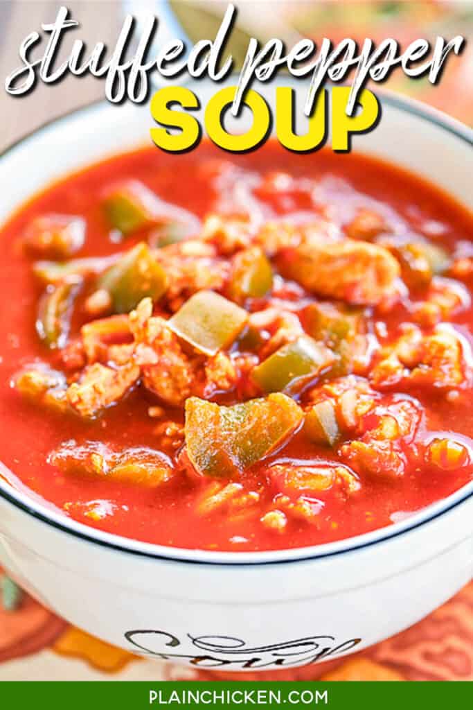 bowl of pepper soup with text overlay