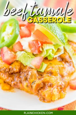 Beef Tamale Casserole - Plain Chicken