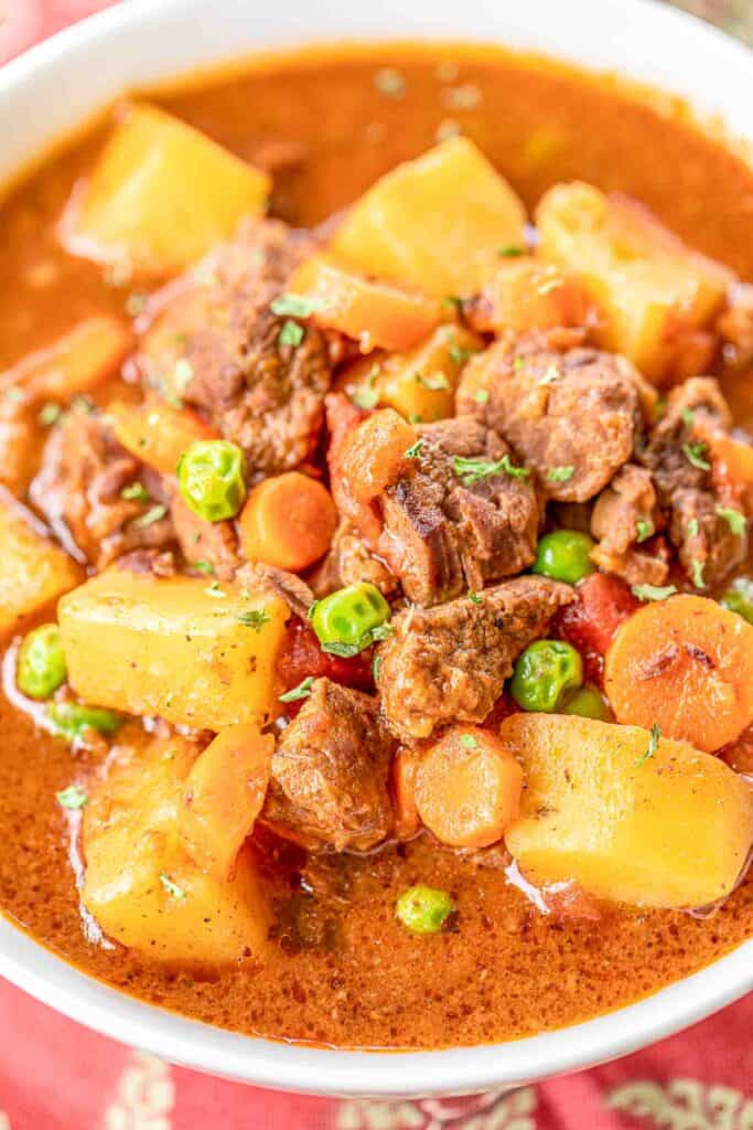 bowl of beef stew