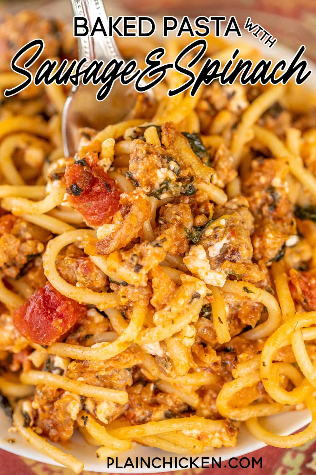 Baked Pasta With Sausage Spinach Plain Chicken,Wedding Recessional Songs