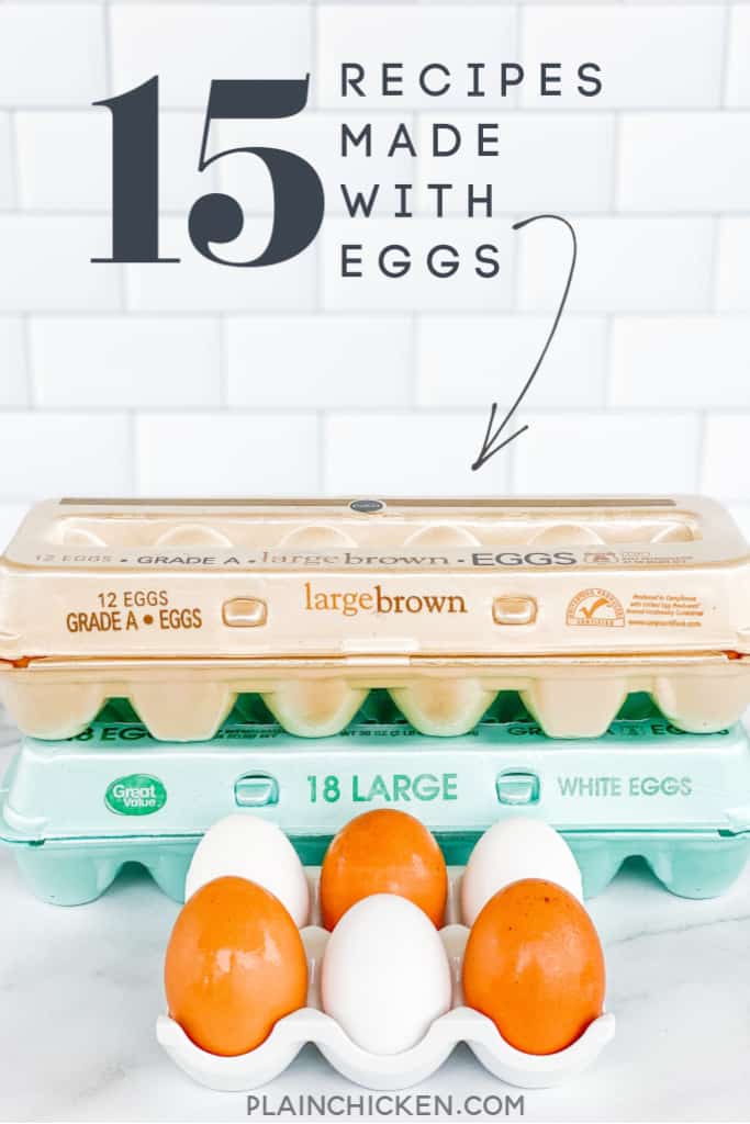 recipes made with eggs