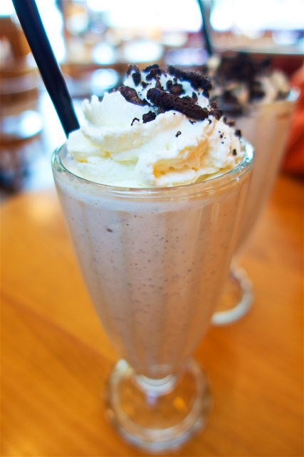 Oreo Milkshake from 5 Spot in Queen Anne Hill - Seattle, WA - eclectic diner with great food!