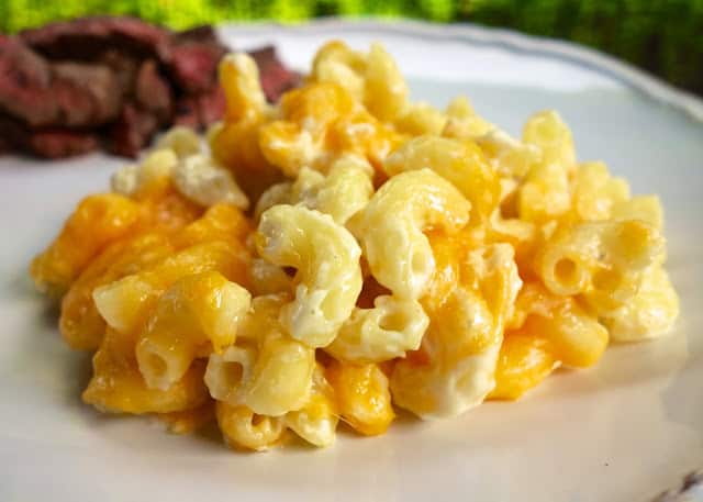 OMG Mac and Cheese Recipe...nice and light (NOT!) Tastes amazing! Macaroni, boursin cheese, heavy cream, cream cheese and cheddar. One bite and you'll know why it's called OMG Mac and Cheese!
