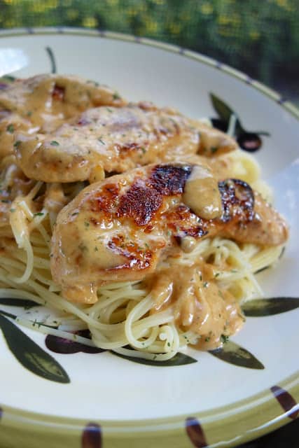 Chicken Lazone - ready in 15 minutes - no prep required! We made this 3 days in a row!