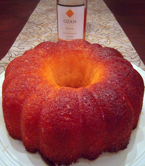 Peach Wine Pound Cake