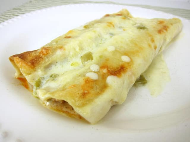 White Chicken Enchiladas - went to a dinner party last weekend had these enchiladas. They were SO good! SO creamy and delicious! No Cream of Anything Soup in them either! Wishing I had some leftovers for dinner tonight.