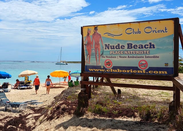 Nude Beach in St. Maarten 