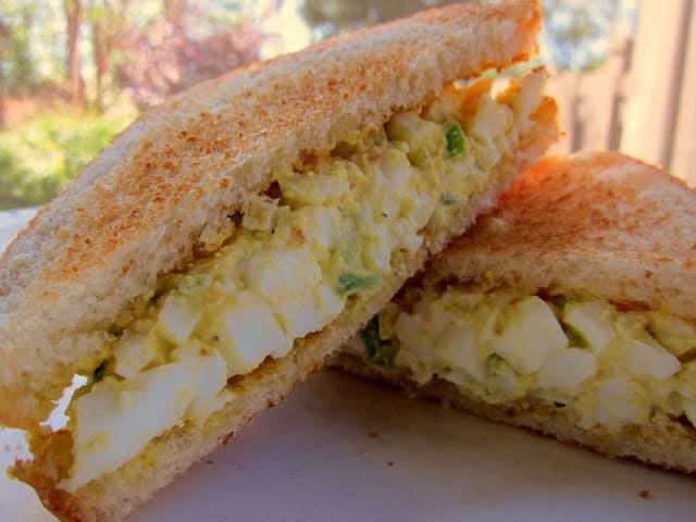 The Masters Egg Salad Sandwich Recipe - you can't watch the Masters without eating an egg salad sandwich! This recipe is quick, easy and tastes better than the original!