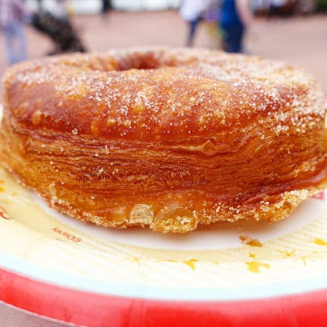 Croissant Doughnut at the Refreshment Port in Epcot - Walt Disney World - my favorite dessert!