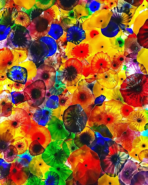 Chihuly ceiling at the Bellagio in Las Vegas