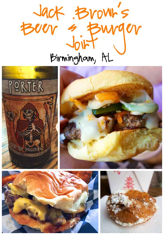 Jack Brown's Burger & Beer Joint {Birmingham, AL}