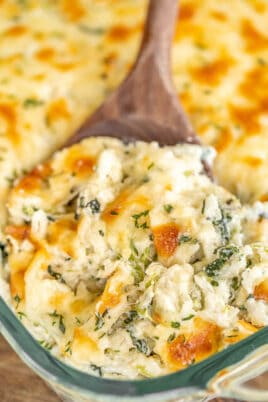 spinach and rice casserole