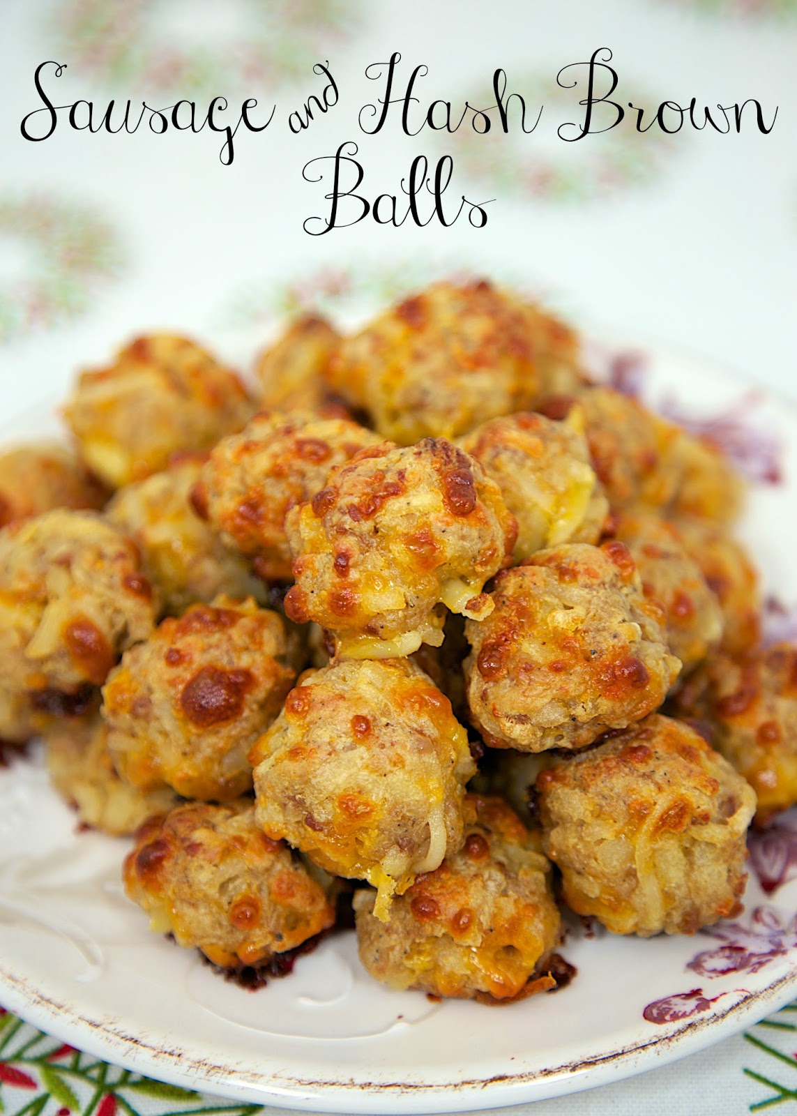 Sausage & Hash Brown Balls - mix together and freezer for a quick snack. Always a HUGE HIT! Can freeze for later. Great for breakfast or at parties. There are never any left!