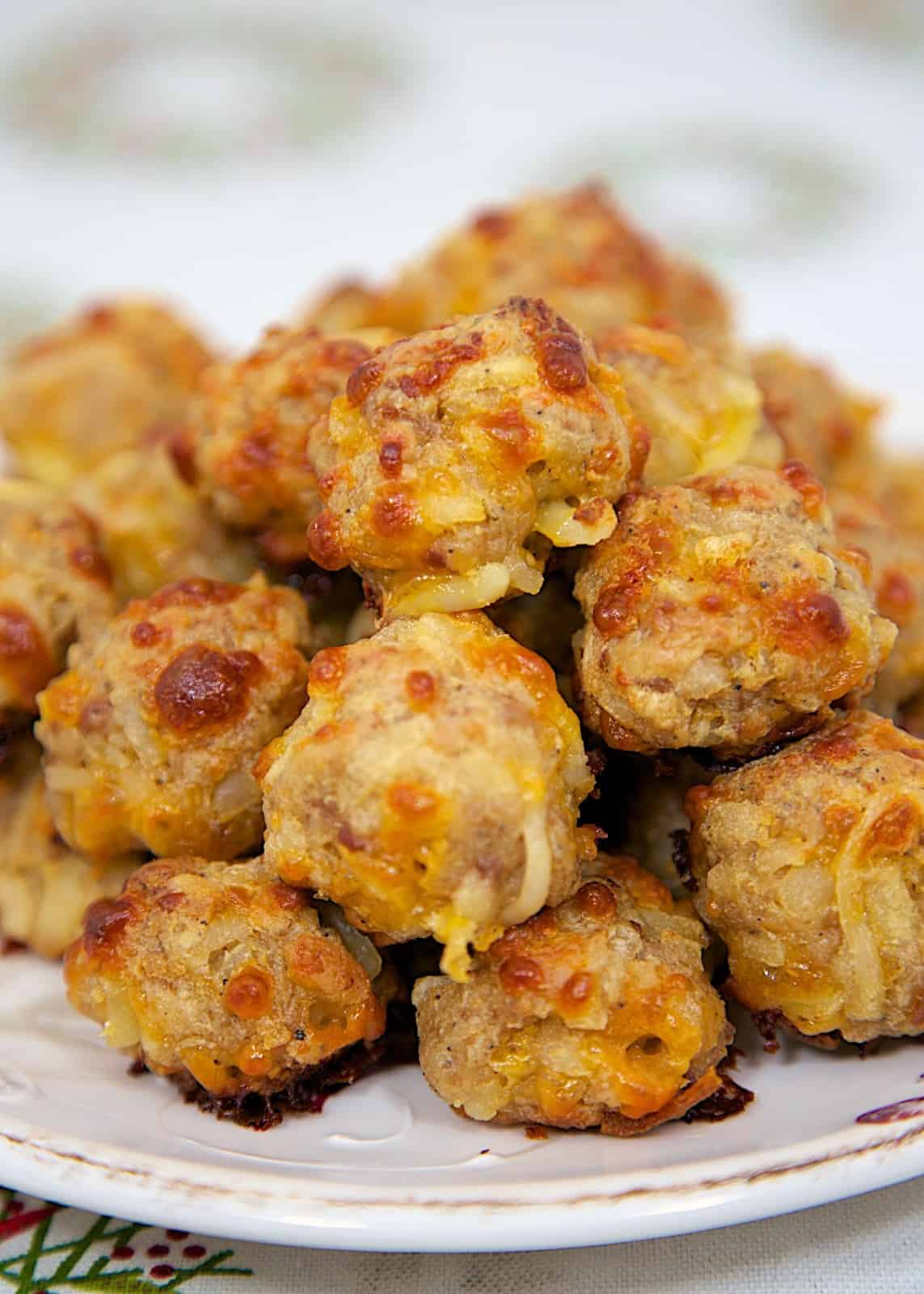 Sausage & Hash Brown Balls - mix together and freezer for a quick snack. Always a HUGE HIT! Can freeze for later. Great for breakfast or at parties. There are never any left!