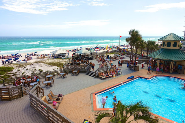 The Beach House - right next door to the Hilton Sandestin - great food and AMAZING views of the beach!