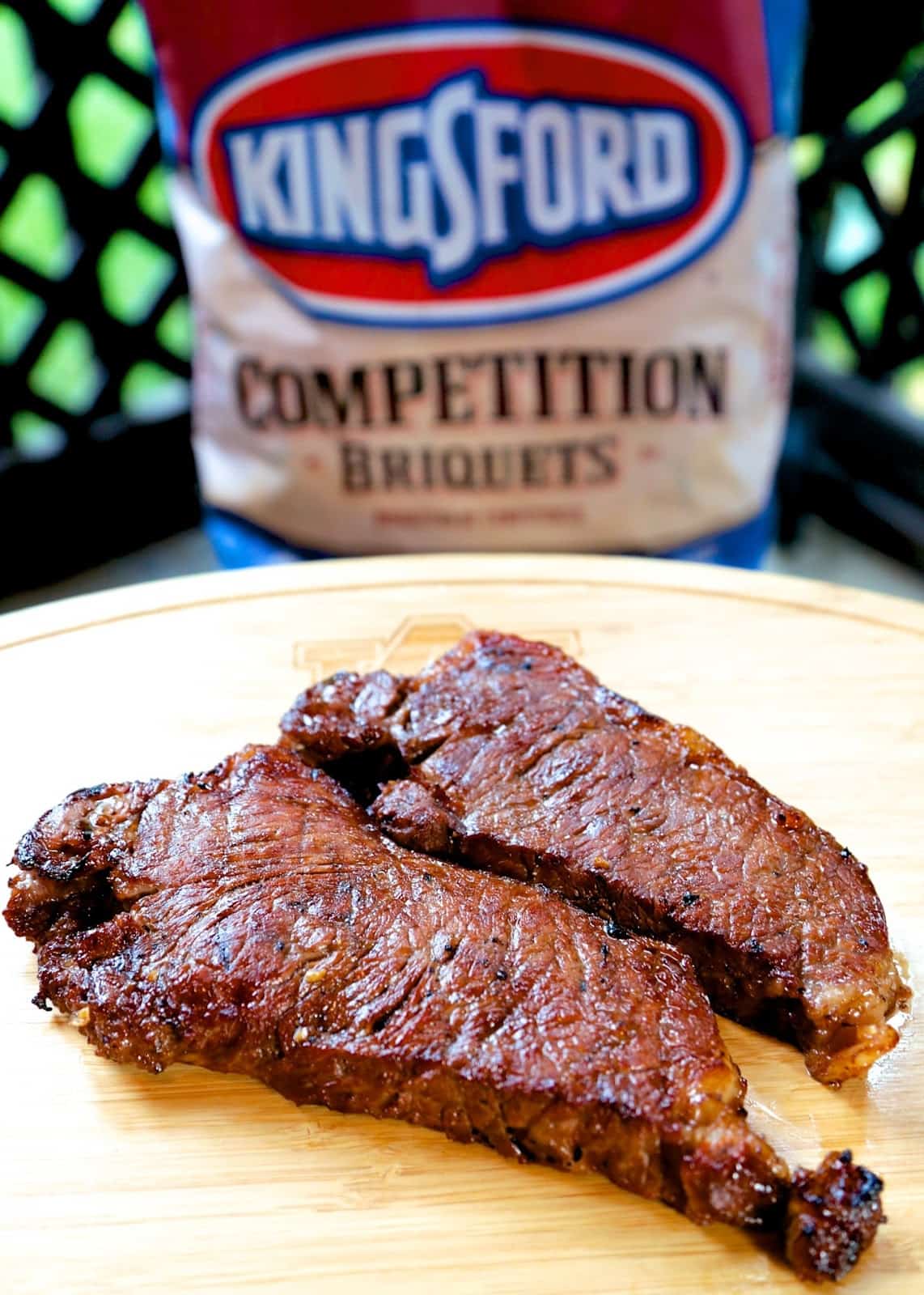 Bourbon and Coke Steaks - tender meat marinated in coke, bourbon, sriracha, brown sugar, soy sauce, worcestershire & pepper - also learn how to use a charcoal starter!
