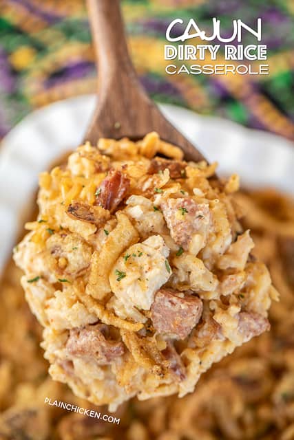 spoonful of dirty rice casserole