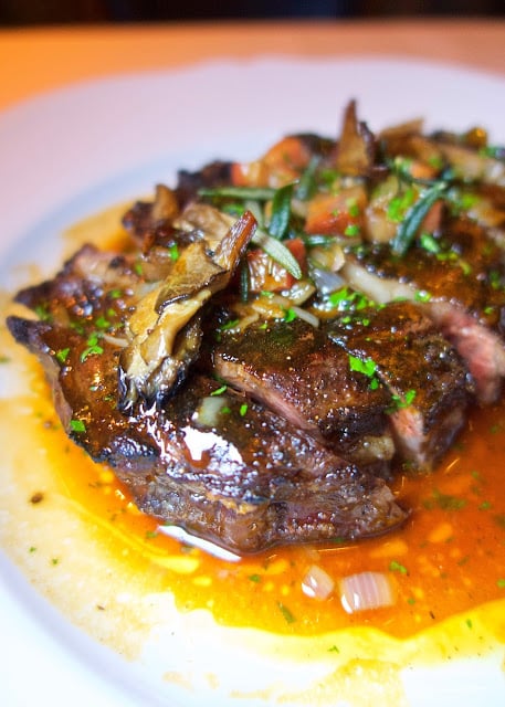Don't miss the Ribeye Diana from Carbone at The Aria in Las Vegas