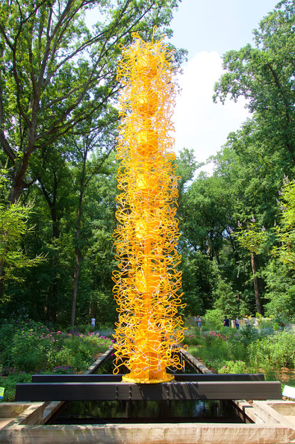 Chihuly in the Garden - Atlanta Botanical Gardens - 19 installation sites all around the gardens. It is like a treasure hunt to find them all! SO beautiful. Definitely worth a visit!