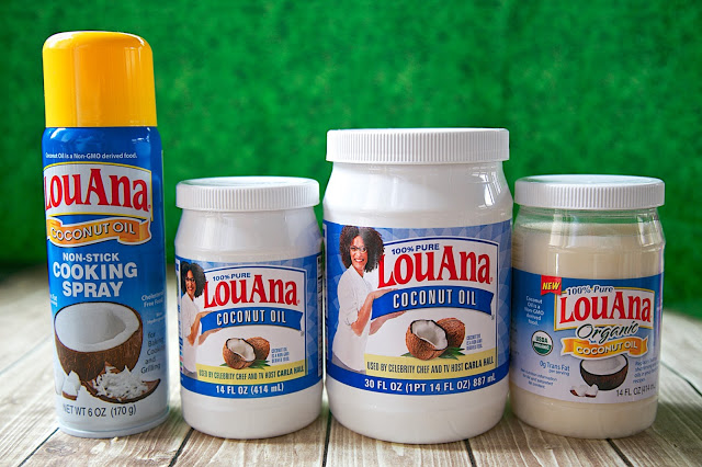 LouAna® 100% Pure Coconut Oil - great to use in all your baking! Substitute 1:1 for butter and shortening. 