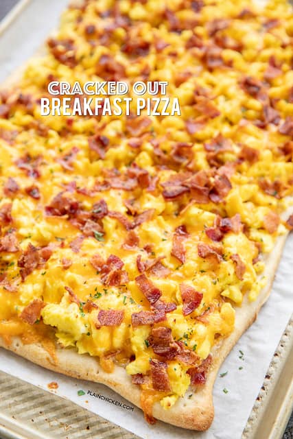 Cracked Out Breakfast Pizza