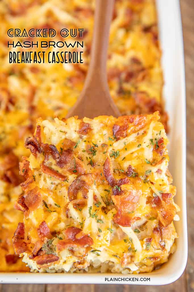 cracked out hash brown breakfast casserole