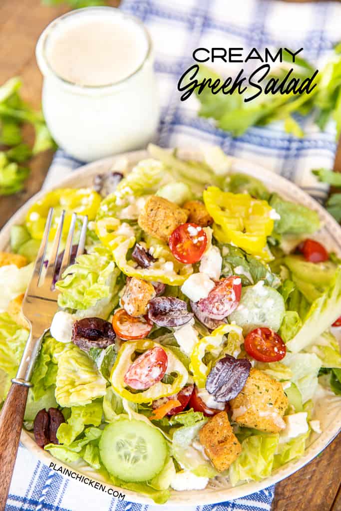 creamy greek salad
