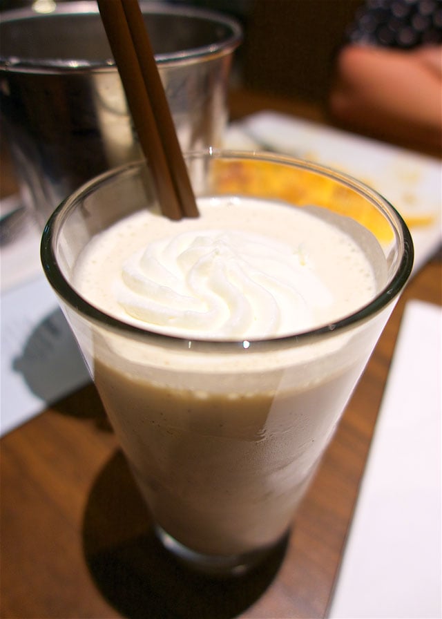 The Salty Jim  - bourbon, salted caramel, vanilla ice cream - the boozy milkshakes from The Original in Portland, OR are a MUST