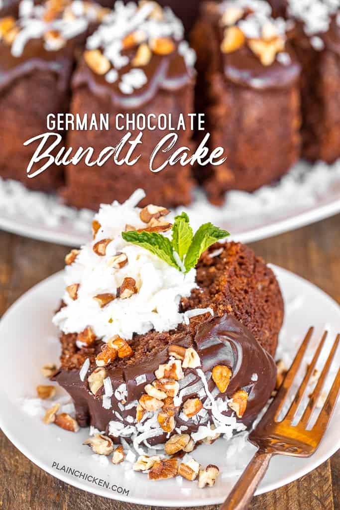 german chocolate bundt cake