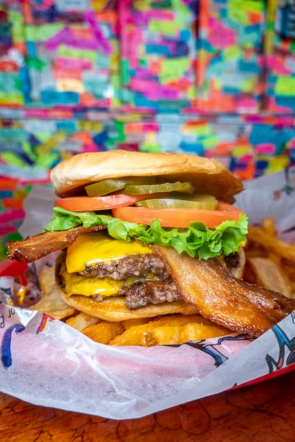 The TJ Burger from Tacky Jack's - Gulf Shores/Orange Beach, AL