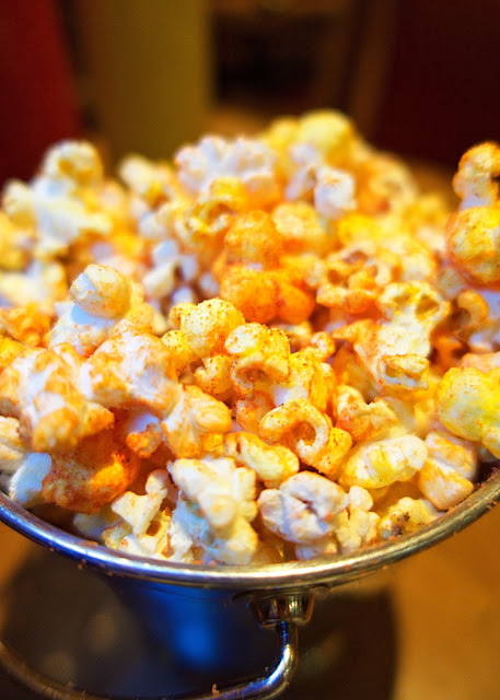 Pizza flavored popcorn at Holstein's in Las Vegas