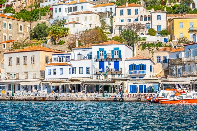 Port of Hydra Greece