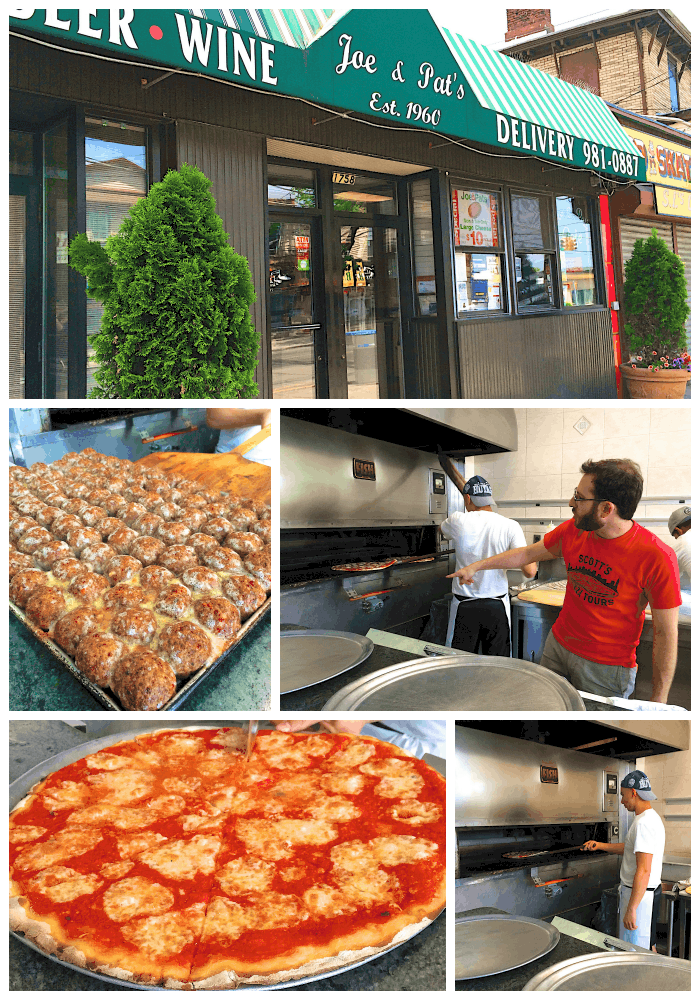 Joe & Pat's Staten Island - Scott's Pizza Tour NYC - a must do activity on your next trip to New York City. Do a walking tour or the Sunday bus tour. Great way to sample tons of delicious NY Pizza!