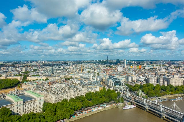 View from London Eye - London, England