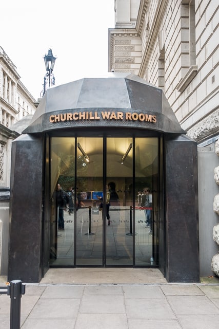 Churchill War Rooms preserved from WWII - London, England