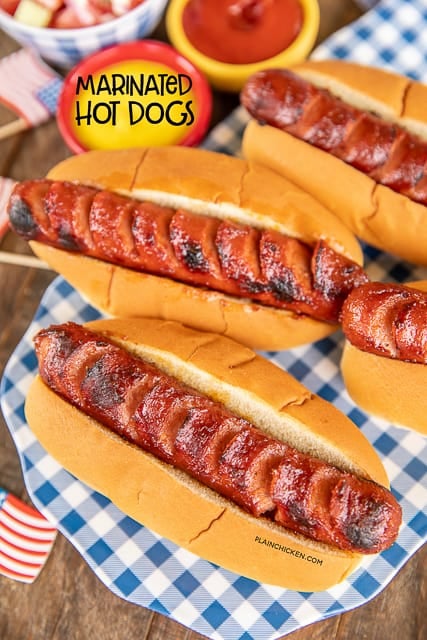 Mini Hot Dogs with Homemade Ketchup