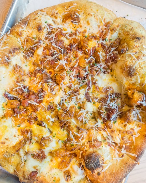 Hot Chicken Pizza from The Stillery in Downtown Nashville, TN