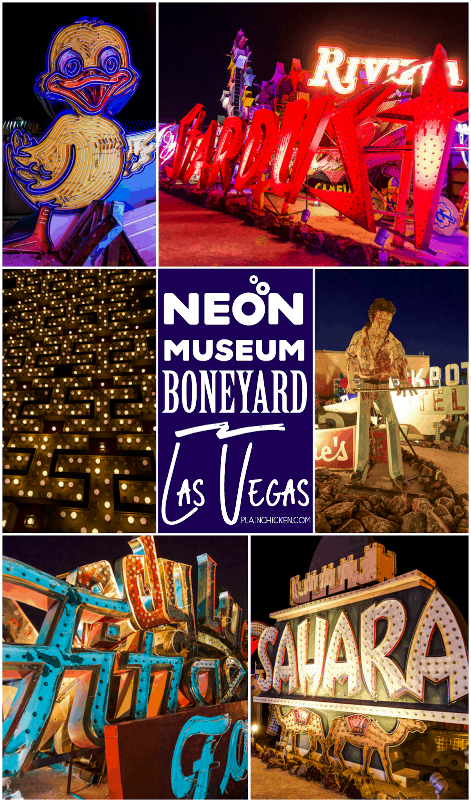 The Neon Museum Boneyard - Las Vegas, NV - a must see on your next Vegas trip. Located at the North end of Las Vegas Boulevard. The night tour is fantastic!! Book early! The tours sell out quickly!