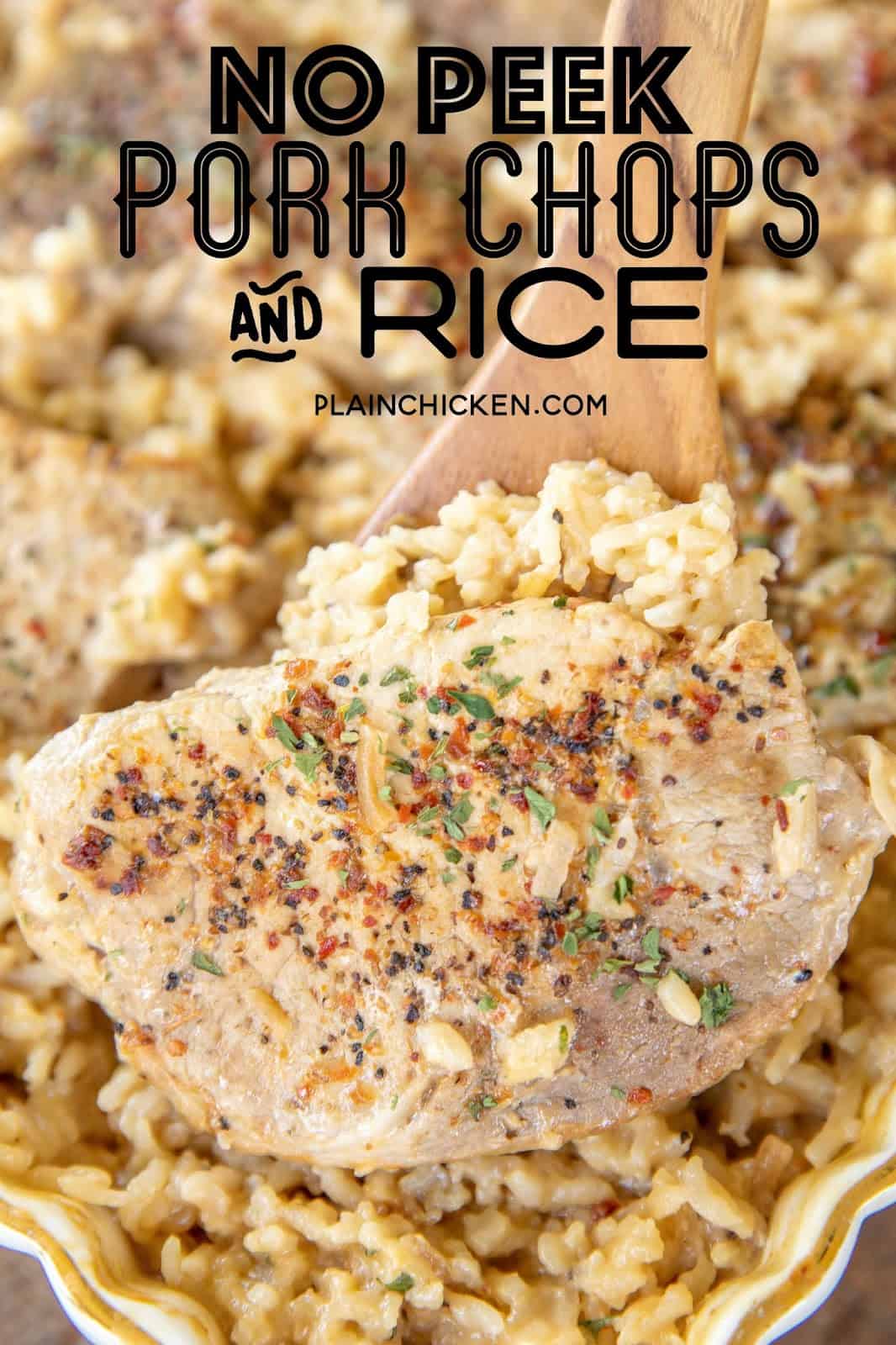No Peek Pork Chops Rice Plain Chicken,How Much Is 50 Grams Of Butter In Ounces