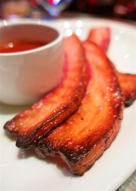 Thick Cut Applewood Smoked Bacon at Old Homestead in Caesar's Palace in Las Vegas