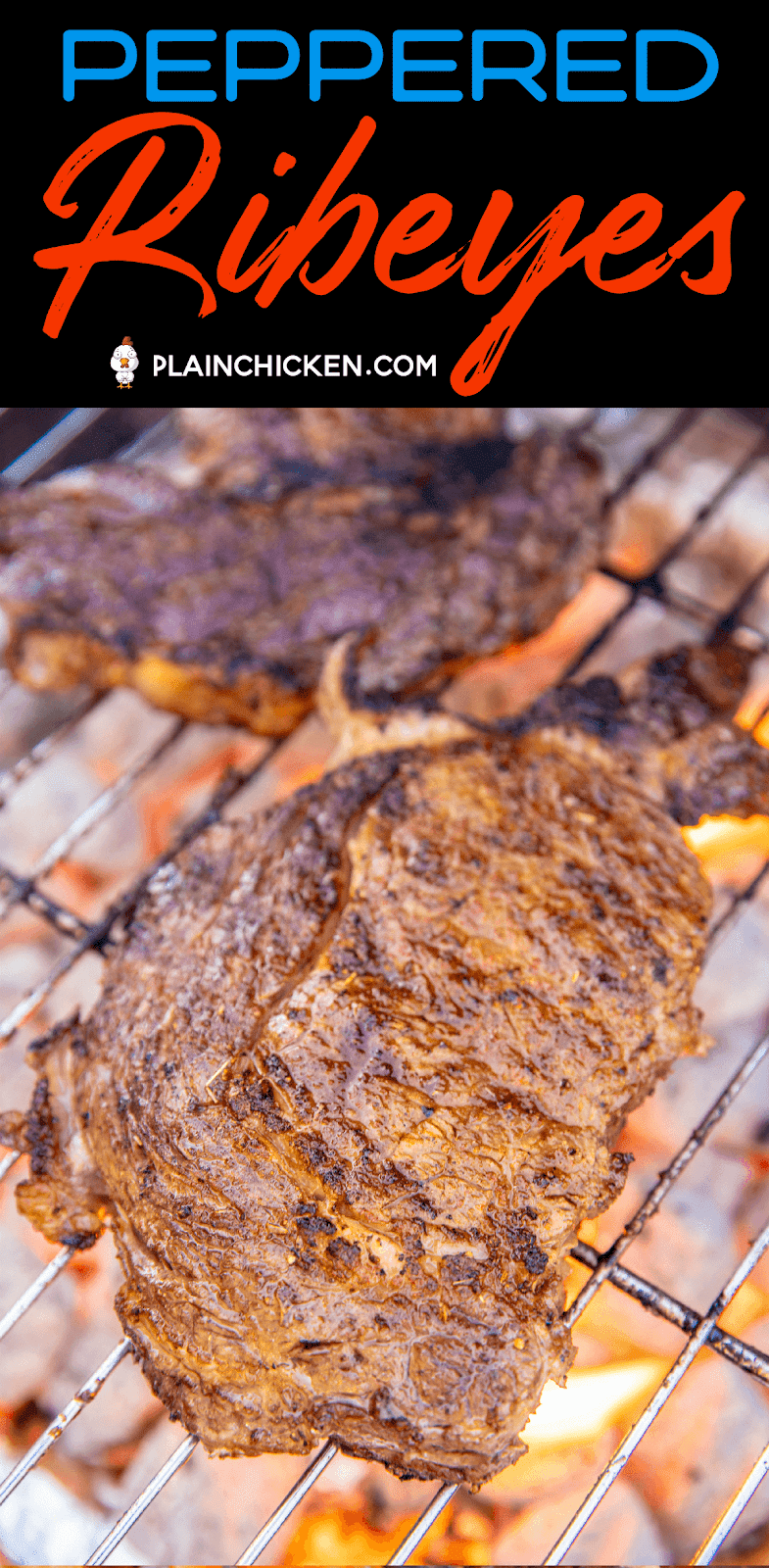 steaks cooking on the grill