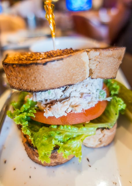 Tuna Salad Sandwich at Nineteen TPC Sawgrass Clubhouse in Ponte Vedra, FL