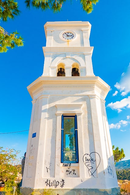 Clock Tower Poros Greece