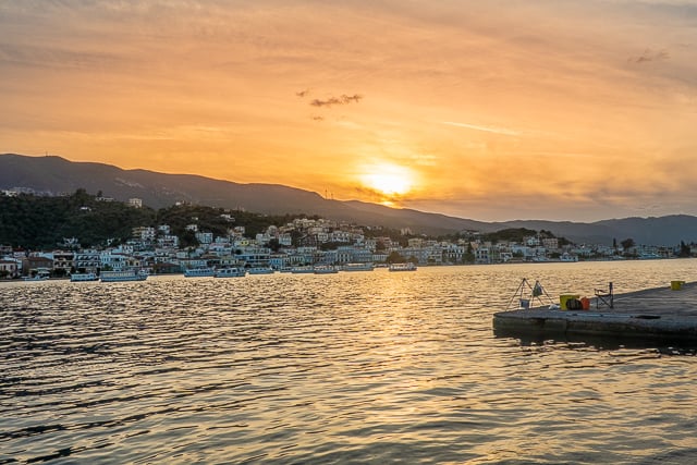 View from Hellenic Seaways in Poros Greece