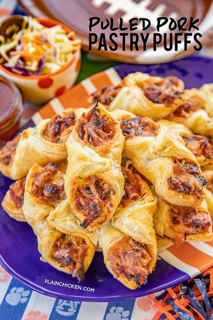  Pulled Pork Pastry Puffs 